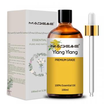 Fragranza caratteristica olio essenziale per distillazione di fiori freschi olio ylang organico