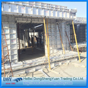 Light Weight Aluminum Formwork System for Walls