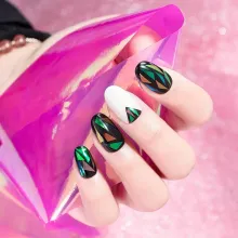 Nail Art Mirror Foil Sticker Nail Polish Decoration