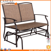 2 Person Outdoor Swing Glider Patio Loveseat Bench Rocking Chair