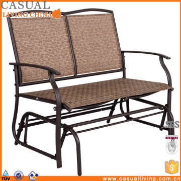 2 Person Outdoor Swing Glider Patio Loveseat Bench Rocking Chair