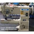 Double Needle Cylinder Bed Heavy Duty Leather Sewing Machine