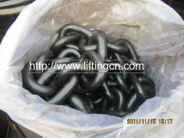 chain link, link chain, round chain , black chain, load chain G80