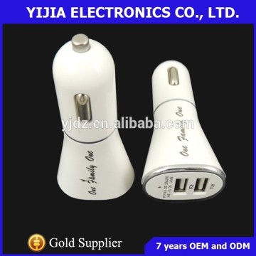 2015 Cell Mobile Phone Accessory Dual USB Car Charger