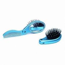 Foldable Combs with Mirror, Simple and Modern Design, Ideal for Travel Use