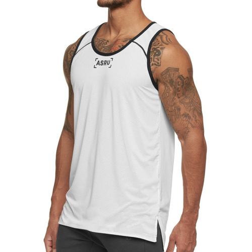 Προσαρμοσμένο λογότυπο Sports Stringer Men Tops Tops