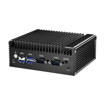 Rugged fanless embedded industrial computer