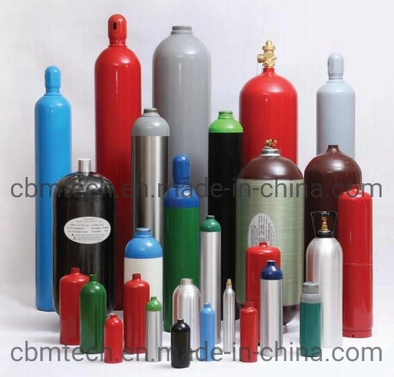 Cbmtech Steel Cylinders with Valves and Handles