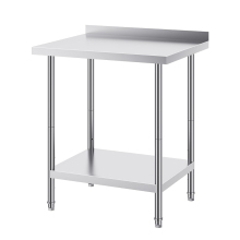 Hotel restaurant stainless steel kitchen table