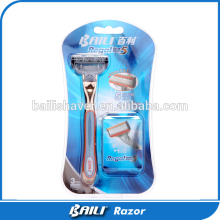 baili simple blister packing removable head supermarket razors