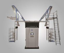 High yarn quality draw texturing air covering machine
