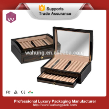 handmade wooden foldable pen storage boxes