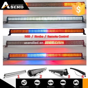 color changing light bar spot led bar light flood beam led light bar 4x4 combo beam 180w