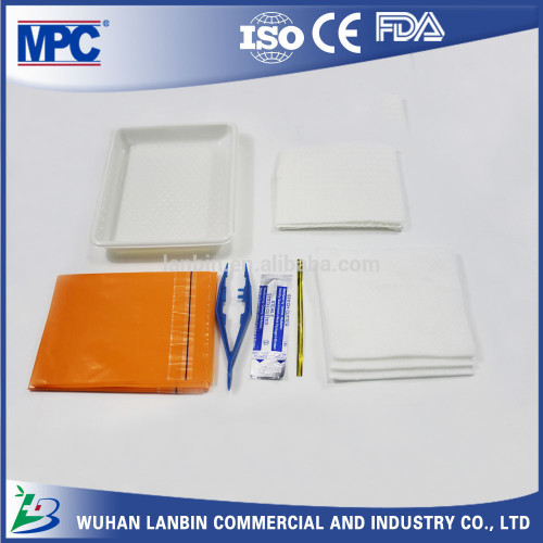 CE/ISO 13485 Approved with Stitch Cutter Disposable Sterile Surgical Suture Kits/Suture Removal Kit