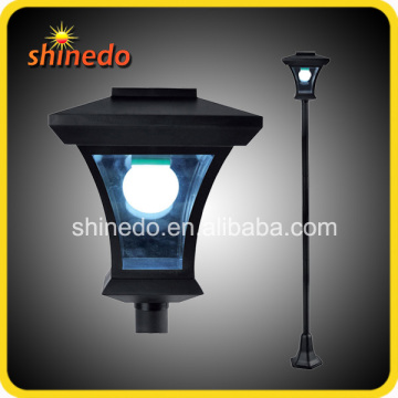 aluminum solar post light for garden