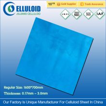 Hot Blue Color Celluloid Sheet For Guitar Picks