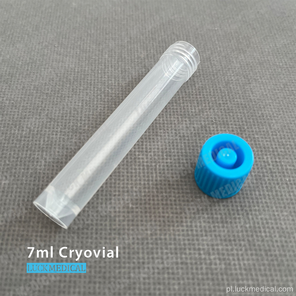 Cryovials Płynna przechowywanie 7 ml FDA