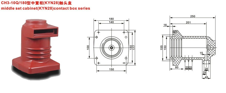 (CH3-10Q/180) Middle Set Cabinet (KYN28) Contact Box Series