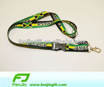 jamaica flat keychain lanyard