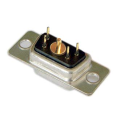 5W1 Feminino Power D-SUB Conector Através do Furo