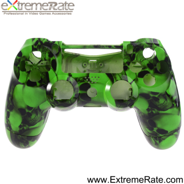 Green Skulls Shell Replacement For Controller Shell for PS4 Shell Housing Kit