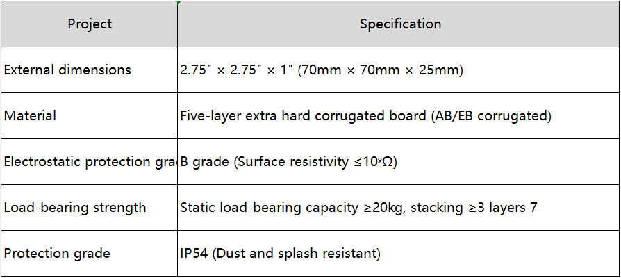 small esd cardboard for esd protection