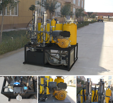 2 component road marking machine