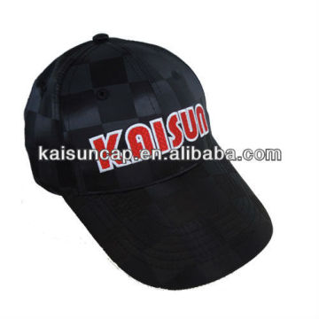 wholesale custom american style baseball cap,plaid baseball cap