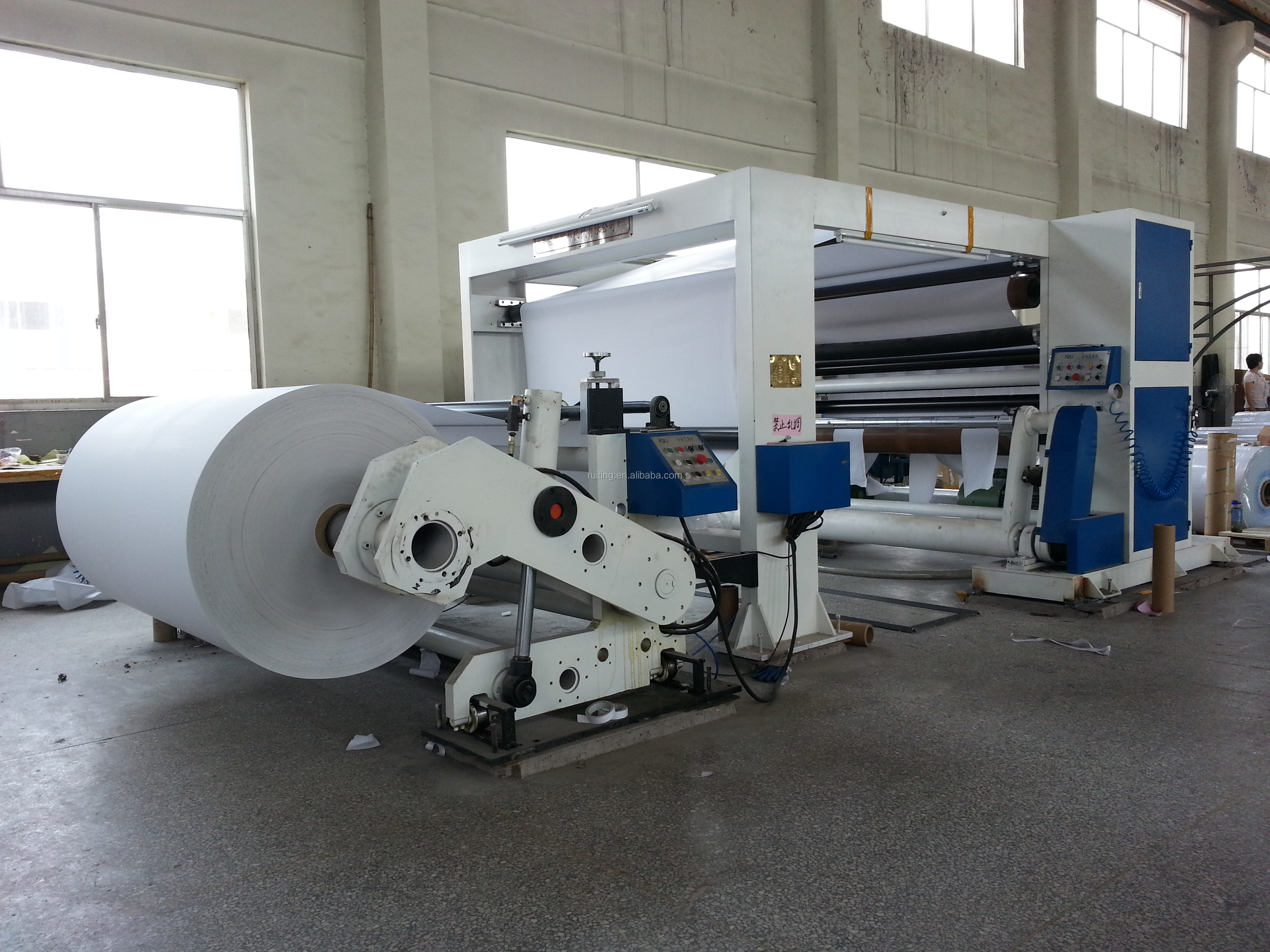 RTSK-1800 high productivity 400m/min big roll diameter plastic PVC roll slitting rewinding machine