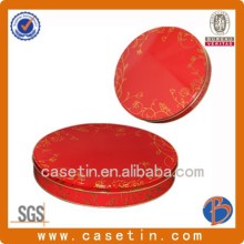 round gift tin/decorative tin boxes/pacakge tin box
