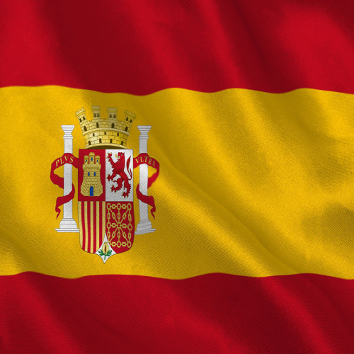 rectangle spain flag sandproof beach towel