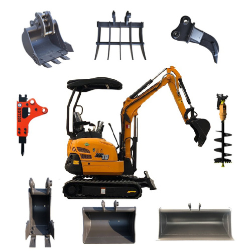 With accessories small excavator digger factory1.8TON XN18