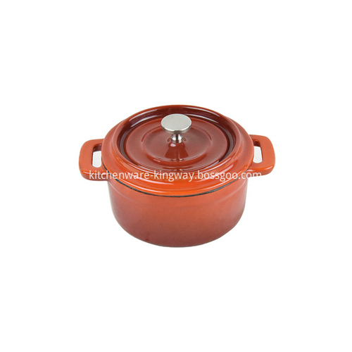 Mini Cast Iron Enamel Casserole