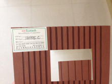 WPC Decking anti-split outdoor Board/Wood Plastic Composite Decking