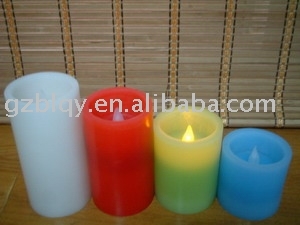 LED real wax candle light,with fragrance