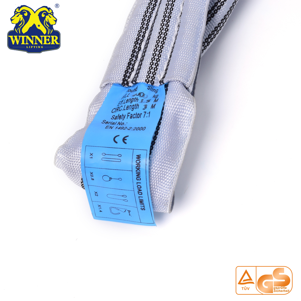 Polyester Webbing Round Sling Lifting Slings Manufacturer