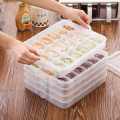 Plastic Portable Dumpling Box Dengan Lid