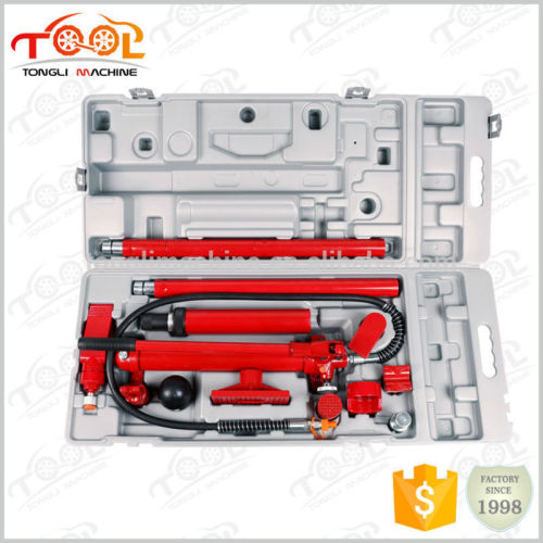 Compact Low Price China Made 10 ton portable power jack heavy duty car jack, porta power car jack