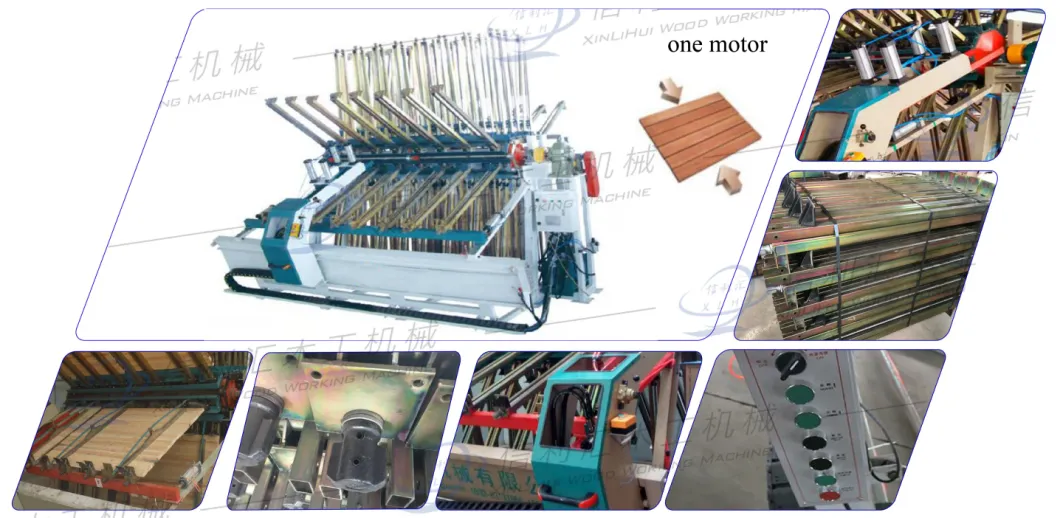 Lumber Core Board/ Construction Plywood Woodworking and Jointing Machine Small Size Tilting Composer with Single Motor/ Two Motors