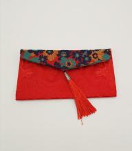 custom pattern silk envelope bag