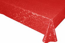 Solid Embossed Fabric Linen Tablecloth