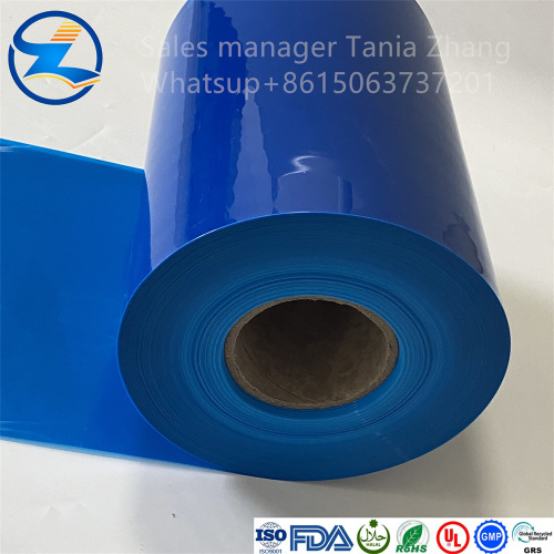 Blue mờ PVC PET Film Roll