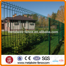 PVC coated welded wire mesh fencing panel