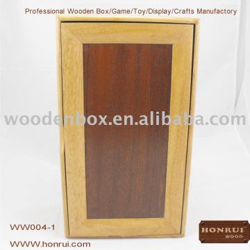 Rectangular wooden box