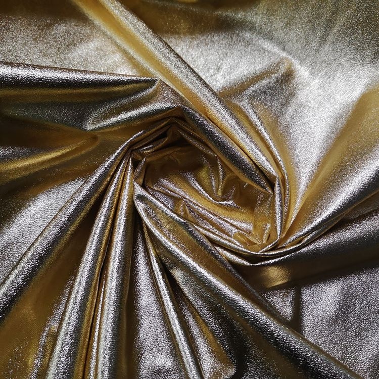 100% Polyester Foil Print Pearl Chiffon Fabrics