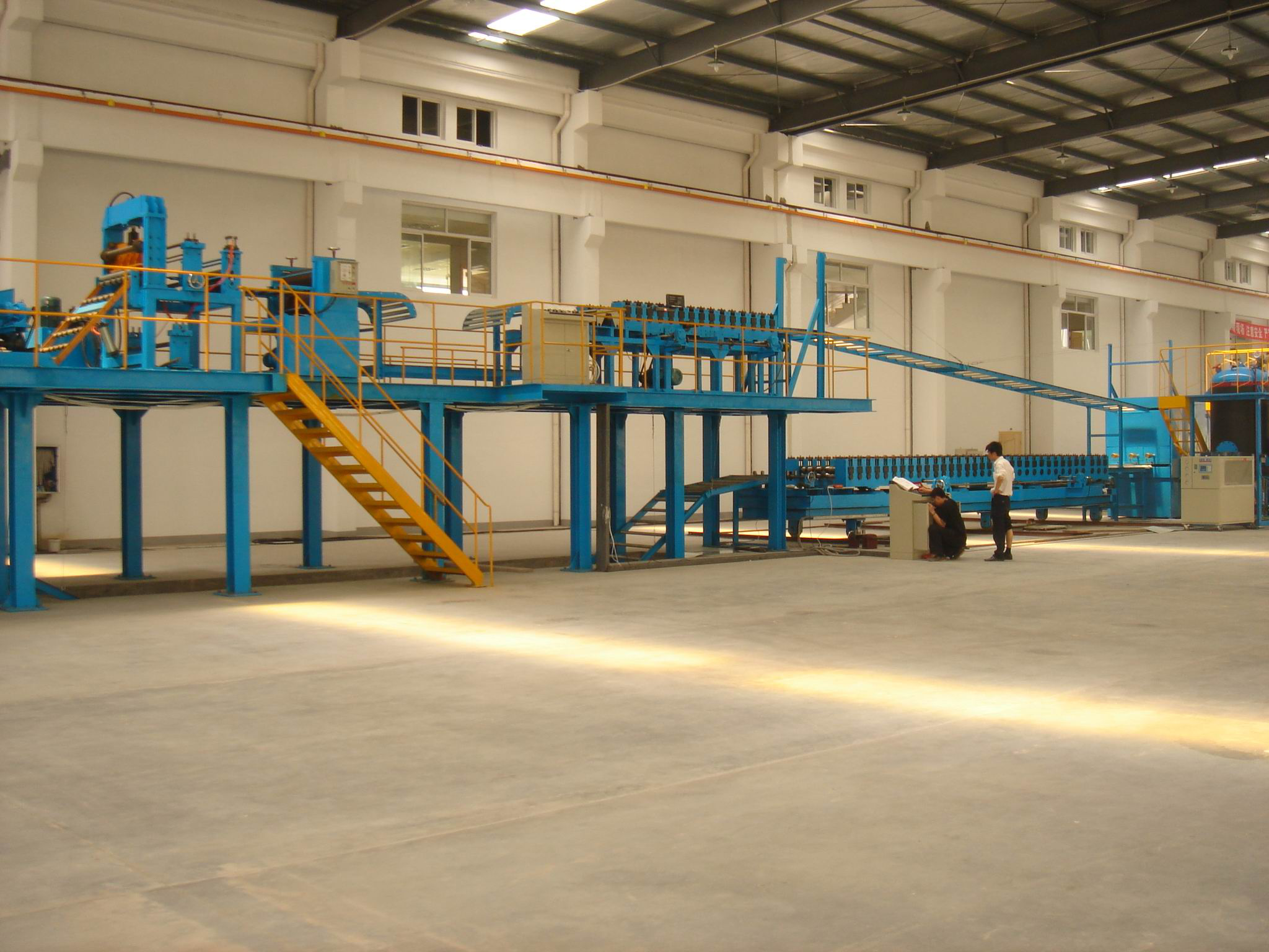 Continuous PU Garage Door Panel Production Line