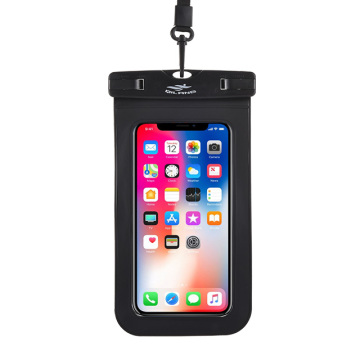 Outdoor Waterproof Phone Pouch: PVC Swimmable Cell Phone Case with Lanyard Straps
