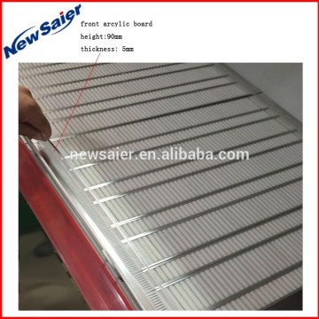 display roller shelf system for supermarket shelf