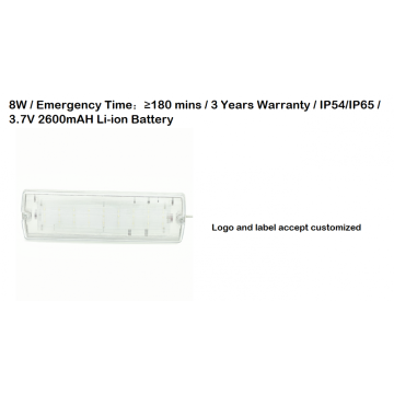 Cloison LED commerciale IP54/IP65 Éclairage de secours LED