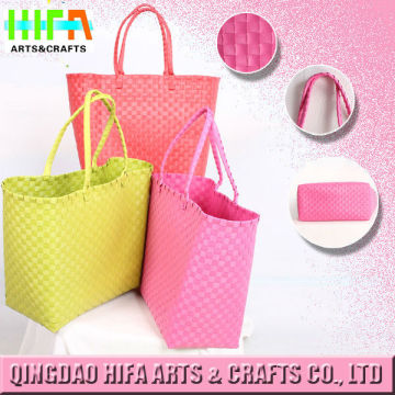 HIFA PP Strap Shopping Bag Women Straw Beach Bag